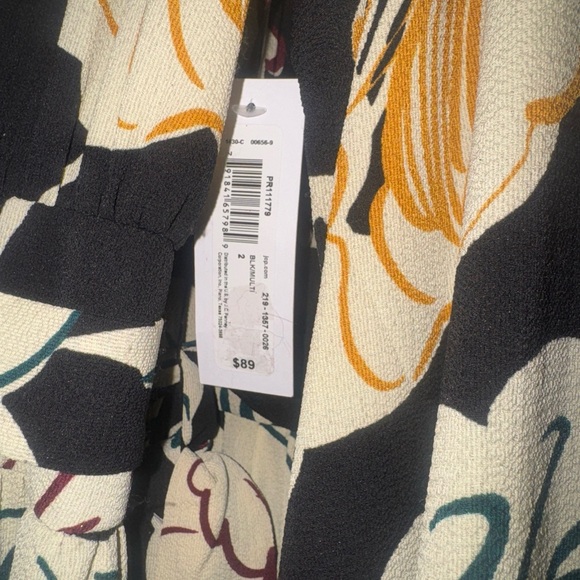 Premier Amour Maxi Floral Dress Size 4 Floral Romantic Flowy Black New $89 - Picture 6 of 7